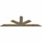 Ekena Millwork Saratoga Rough Sawn Timber Gable Bracket, Douglas Fir, 84"W x 28"H x 2"D x 6"F, 8/12 Pitch GBW084X28X0206SAR00RDF - alternate 5